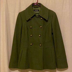 Guess wool pea coat